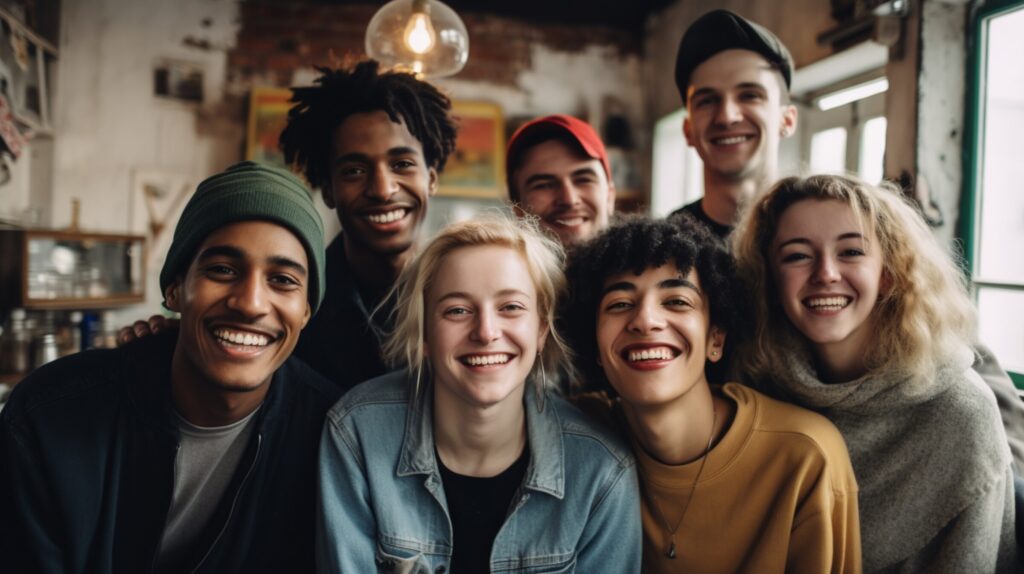 Large Vecteezy A Group Of Young Adults Indoors Smiling Looking At Camera 32932966 Large 1024x574