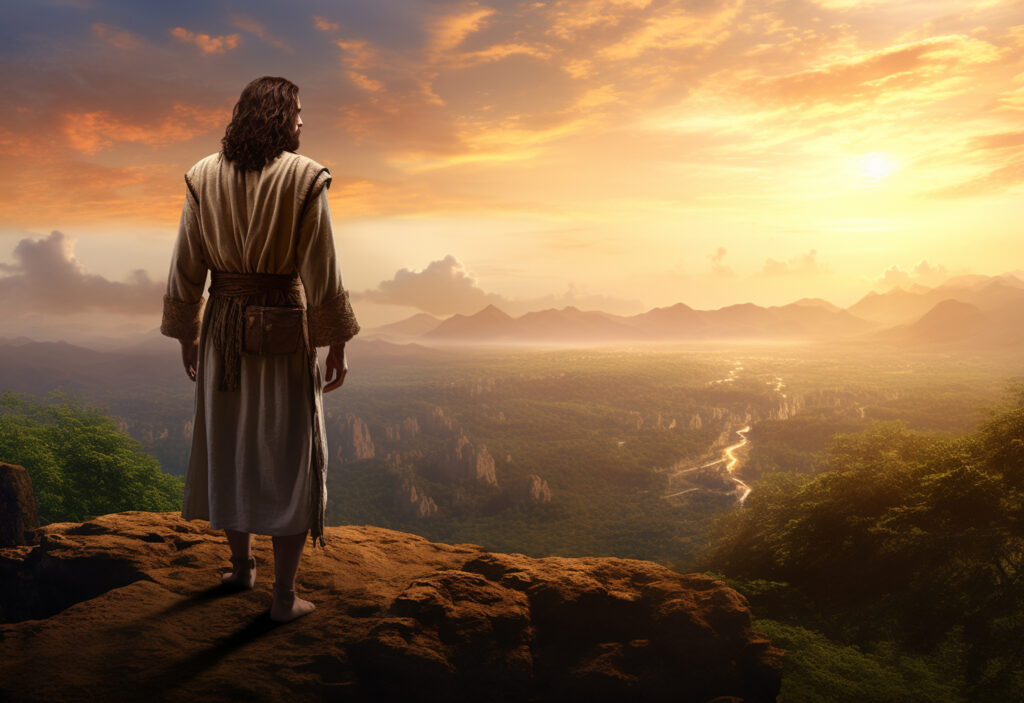 Large Vecteezy Ai Generative Jesus Christ In The Hills At Sunset In Bolta 29290618 Large 1024x703