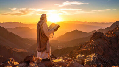 Large Vecteezy Moses Bathed In Golden Glow Of Breathtaking Sunset Stands 69505183 Large 400x225