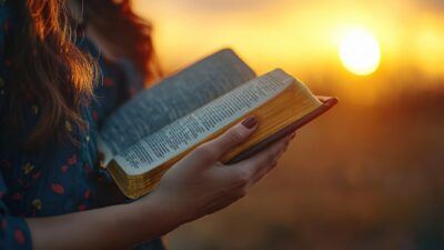 Large Vecteezy Warm Sunset Light Illuminates A Person Holding An Open Book 57251191 Large 400x225