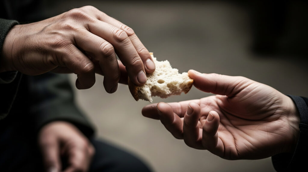 Large Vecteezy Sharing Bread A Symbol Of Generosity And Human Connection 71275977 Large 1024x574
