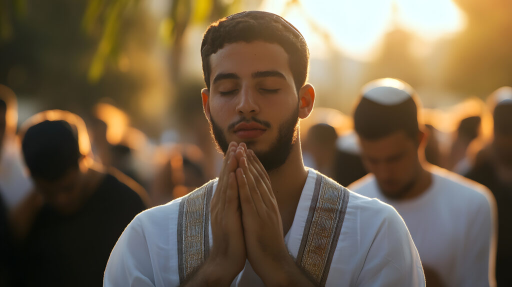 Large Vecteezy A Man Prays In The Sun With Other Men 70498633 Large 1024x574