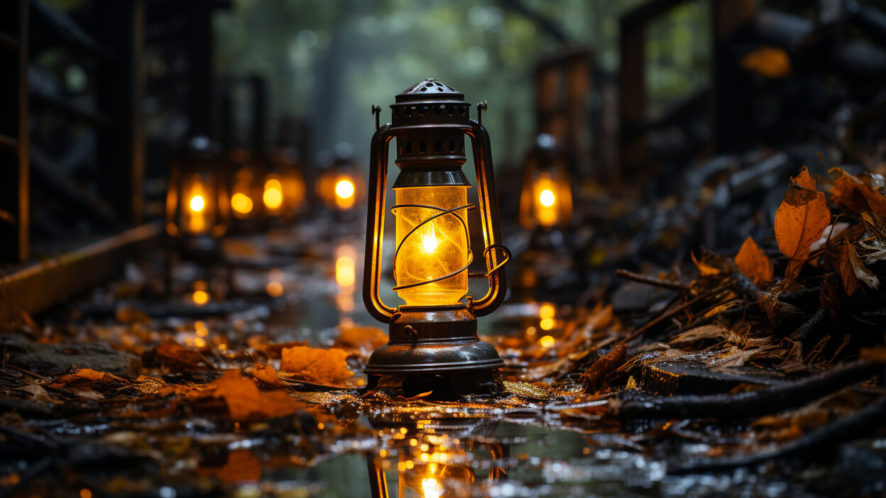 Large Vecteezy Ai Generated Glowing Lantern Illuminates Dark Autumn Night 38982275 Large 1248x702