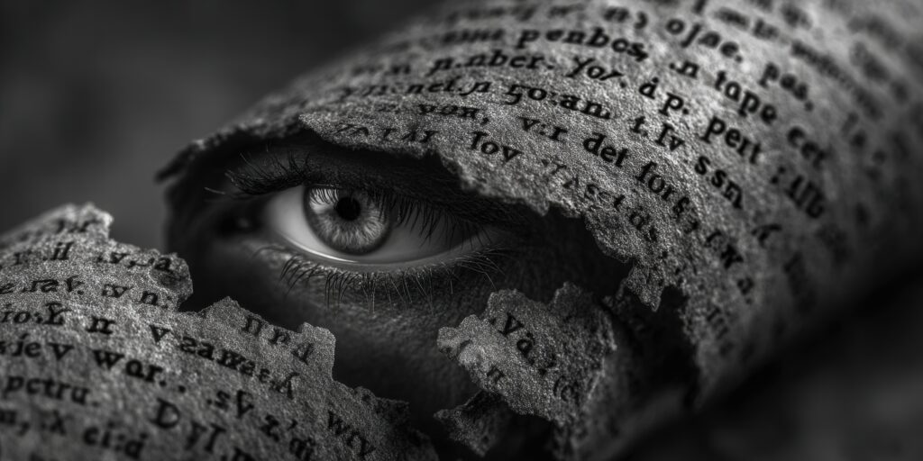 Large Vecteezy An Eye Watches Through Torn Paper Revealing An Old Text In 71110029 Large