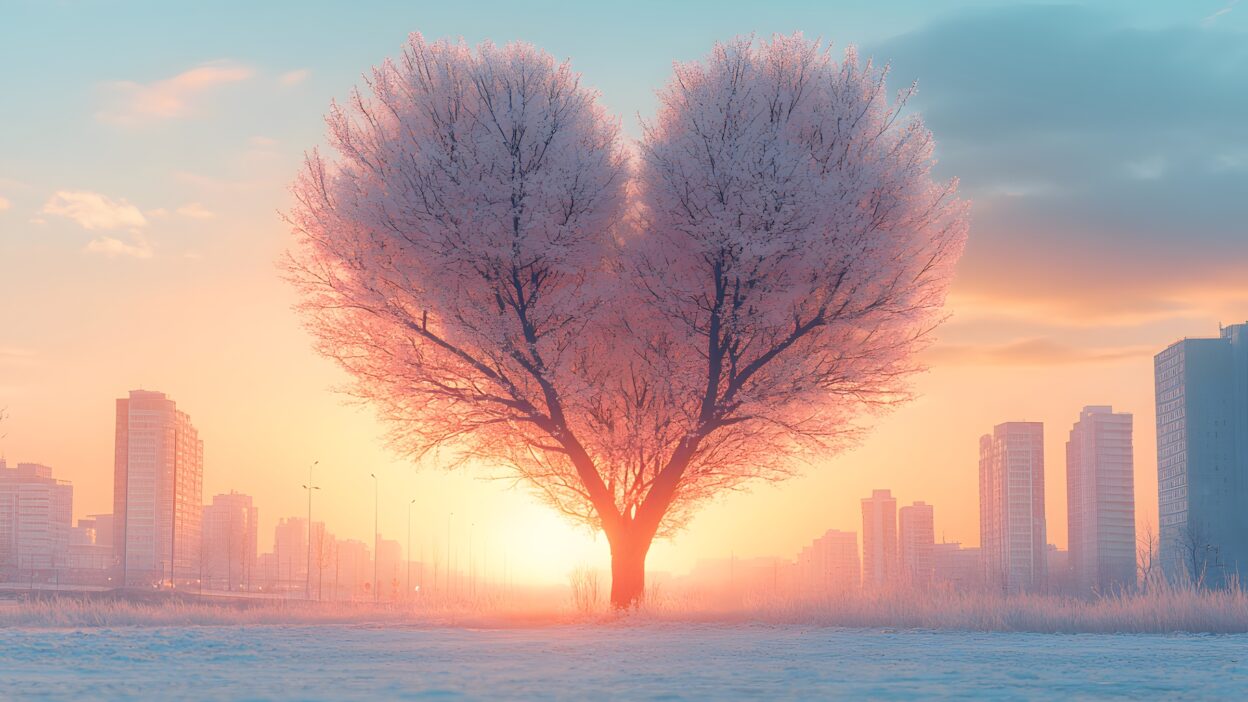 Large Vecteezy Heart Shaped Tree In Winter Morning Sunlight Romantic Urban 55294494 Large 1248x702