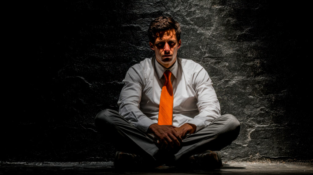 Large Vecteezy Man Sitting On The Floor With A Serious Expression Against A 70852943 Large 1024x574