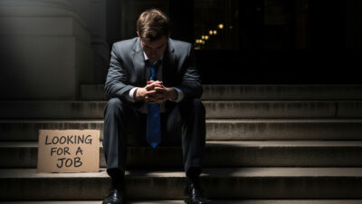 Large Vecteezy Unemployed Businessman Sitting On Steps With Looking For A 72503005 Large 400x225