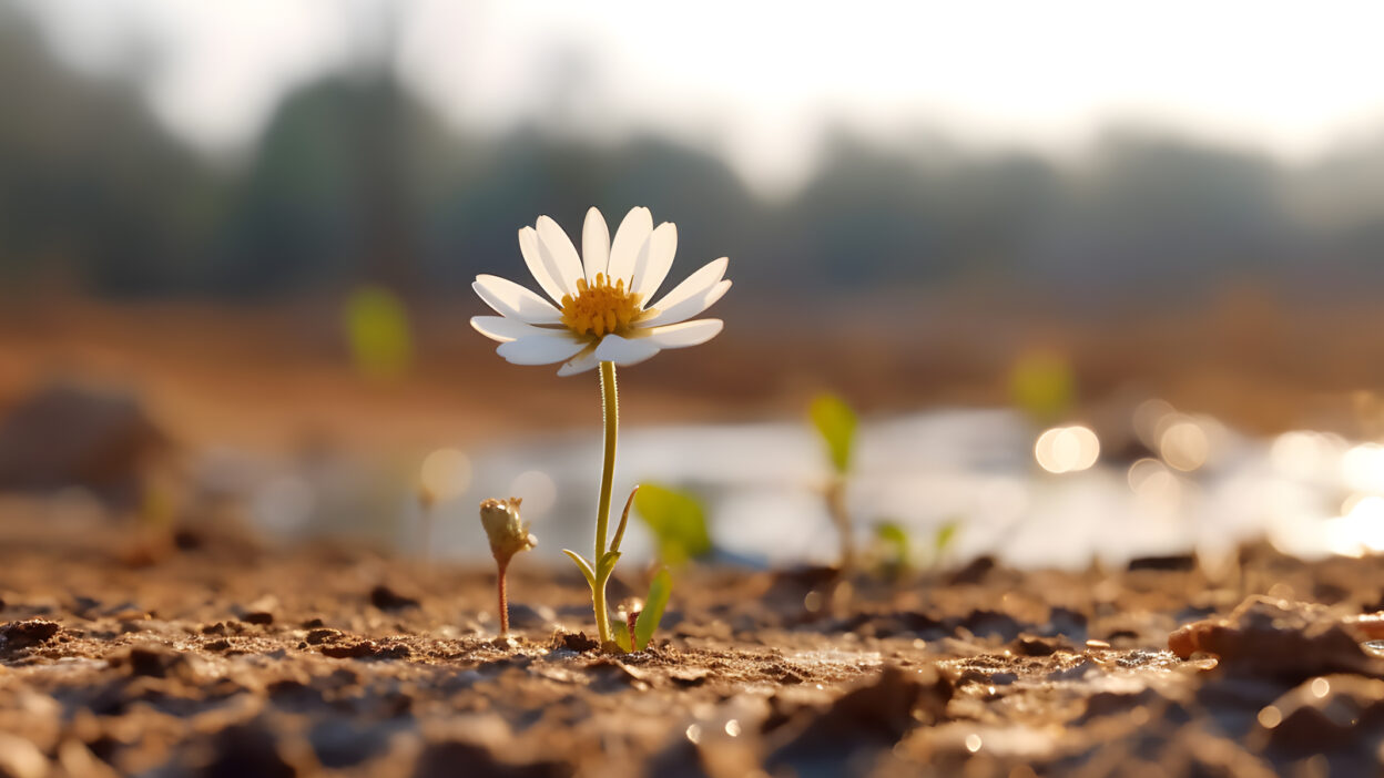Large Vecteezy Hope Concept Flower Growing In Dry Soil 27793792 Large