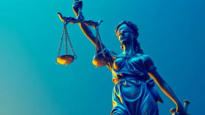 Large Vecteezy Ai Generated An Imposing Statue Of Lady Justice Cast In A 39102467 Large