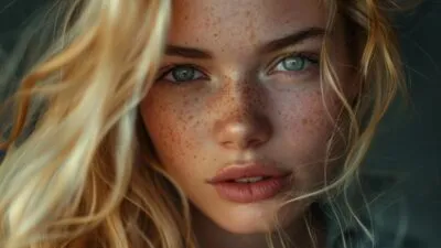 Large Vecteezy Beautiful Blonde Woman With Freckles Posing In Natural Light 55359908 Large